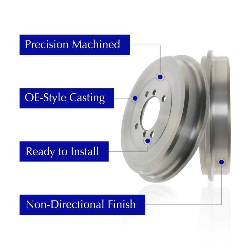 Centric Parts Centric C-Tek Standard Rear Replacement Brake Drum for Select Ford Model Years (123.65028) - Image 3